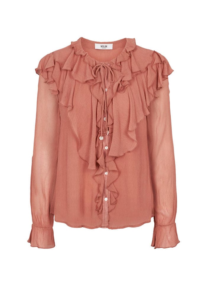 Moliin Tops Angel Shirt in Cedar Wood