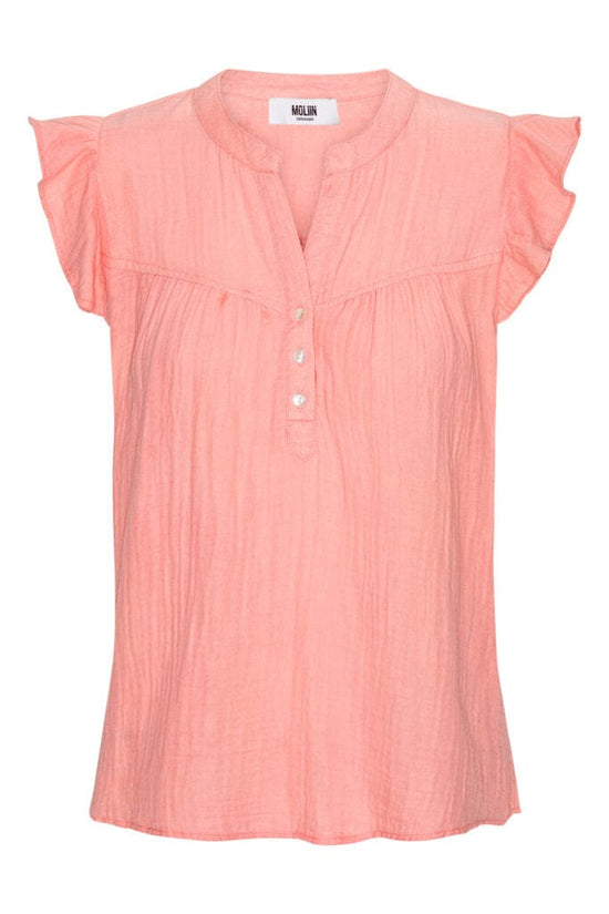 Moliin Tops Elin Top in Coral