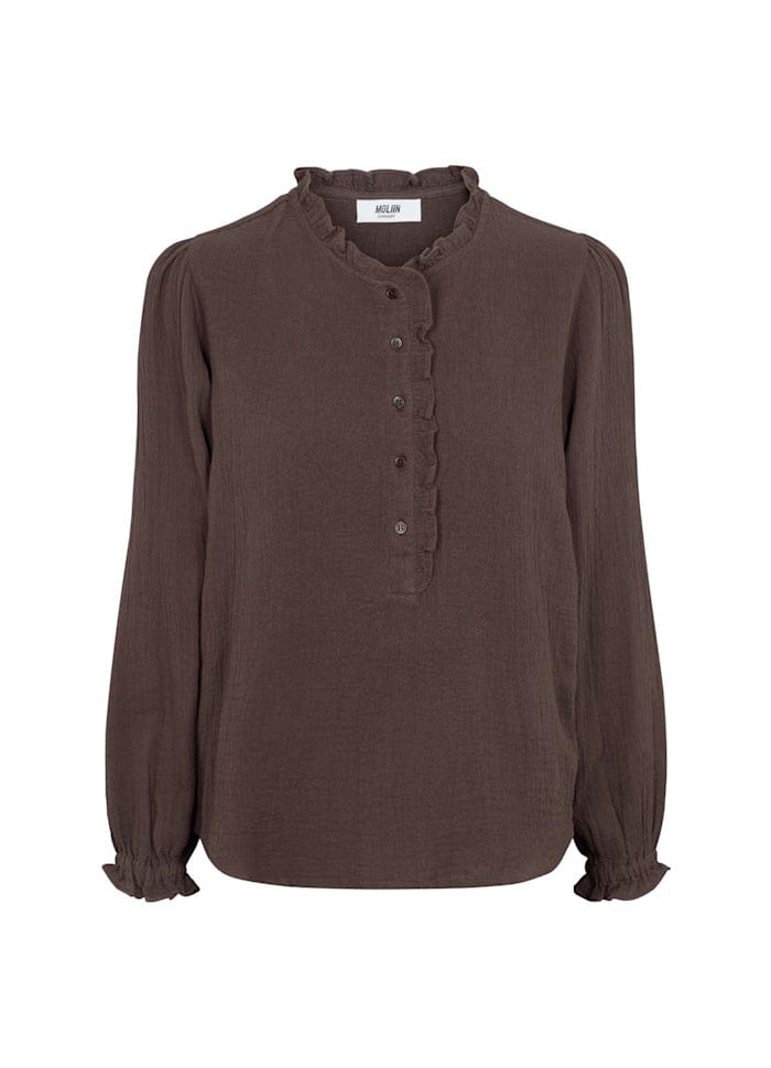 Moliin Tops Geneva Top in Black Coffee