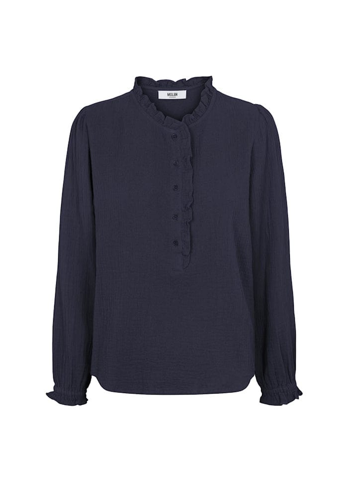 Moliin Tops Geneva Top in Evening Blue
