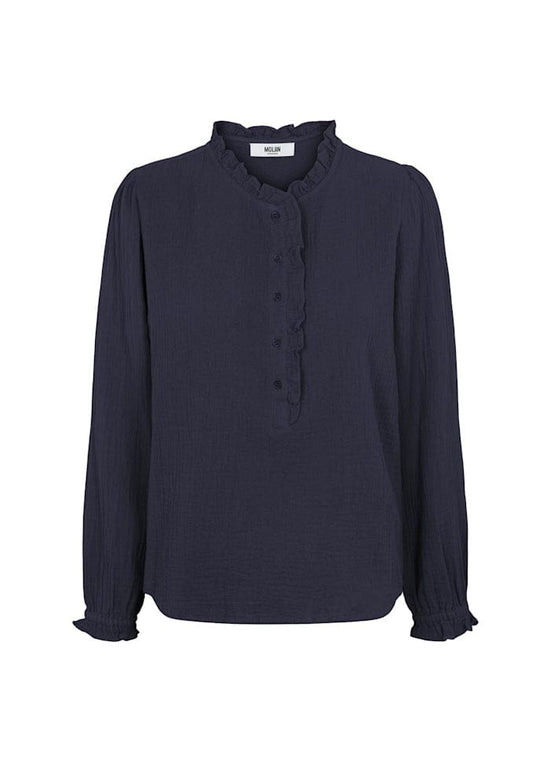 Moliin Tops Geneva Top in Evening Blue