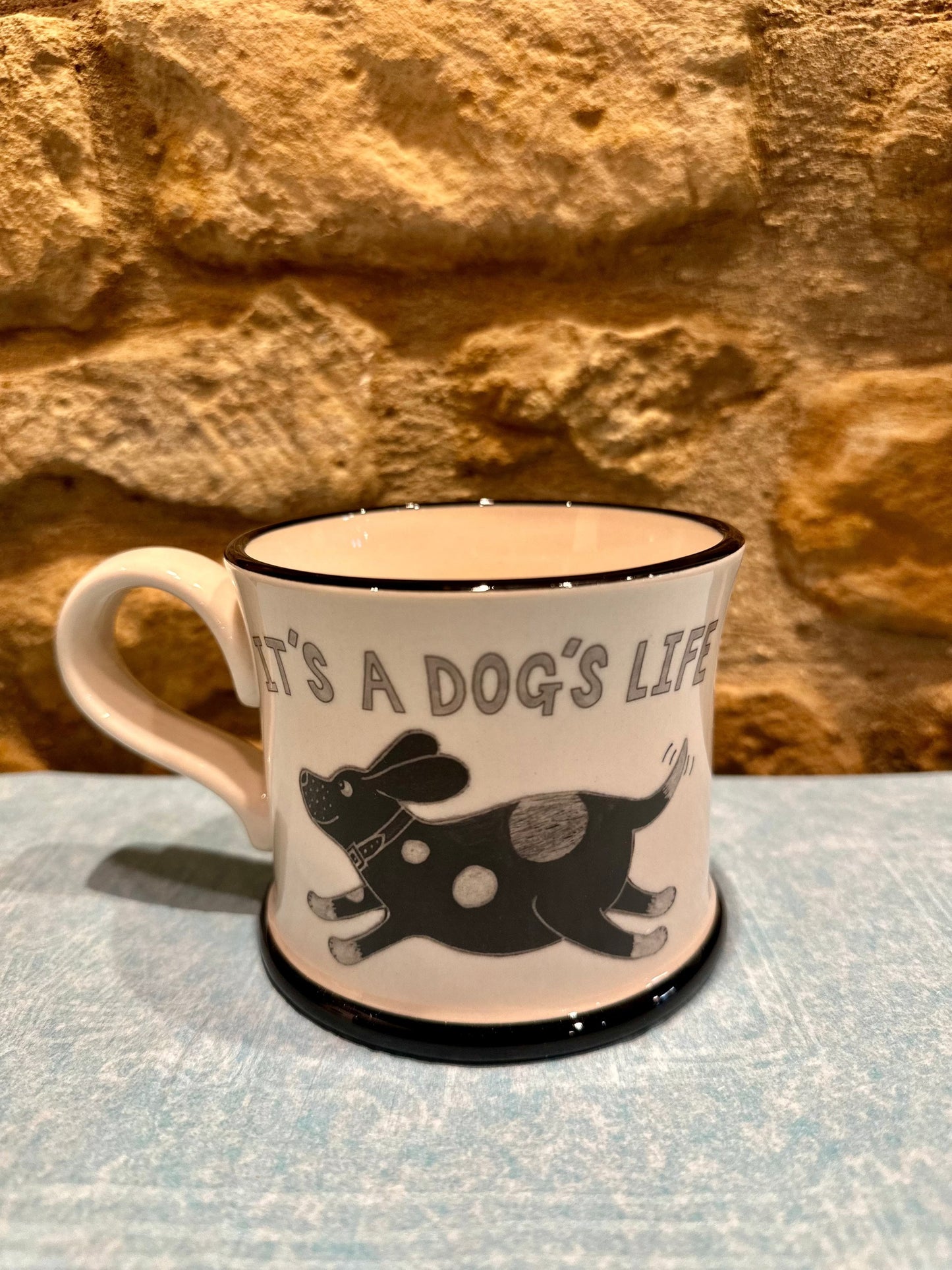 Moorland Pottery Mugs 'It's A Dogs Life' ( What Midlife Crisis? ) Mug