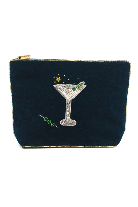 My Doris Accessories Martini Cocktail Navy Medium Purse