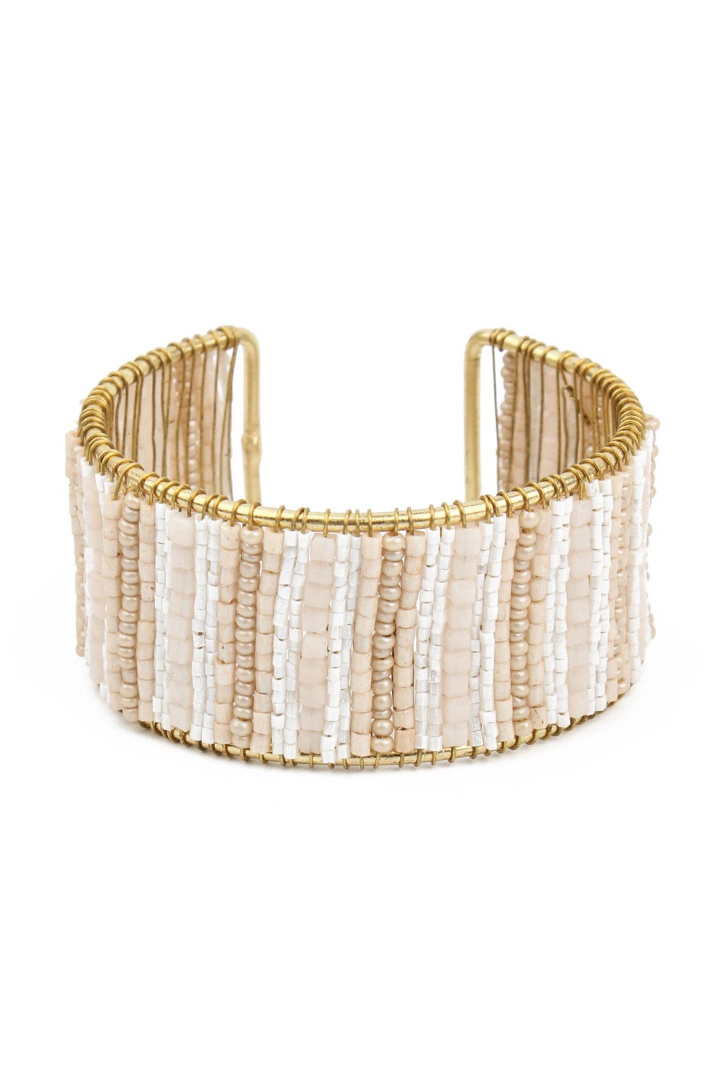 My Doris Bracelets PEARL AND GOLD CUFF