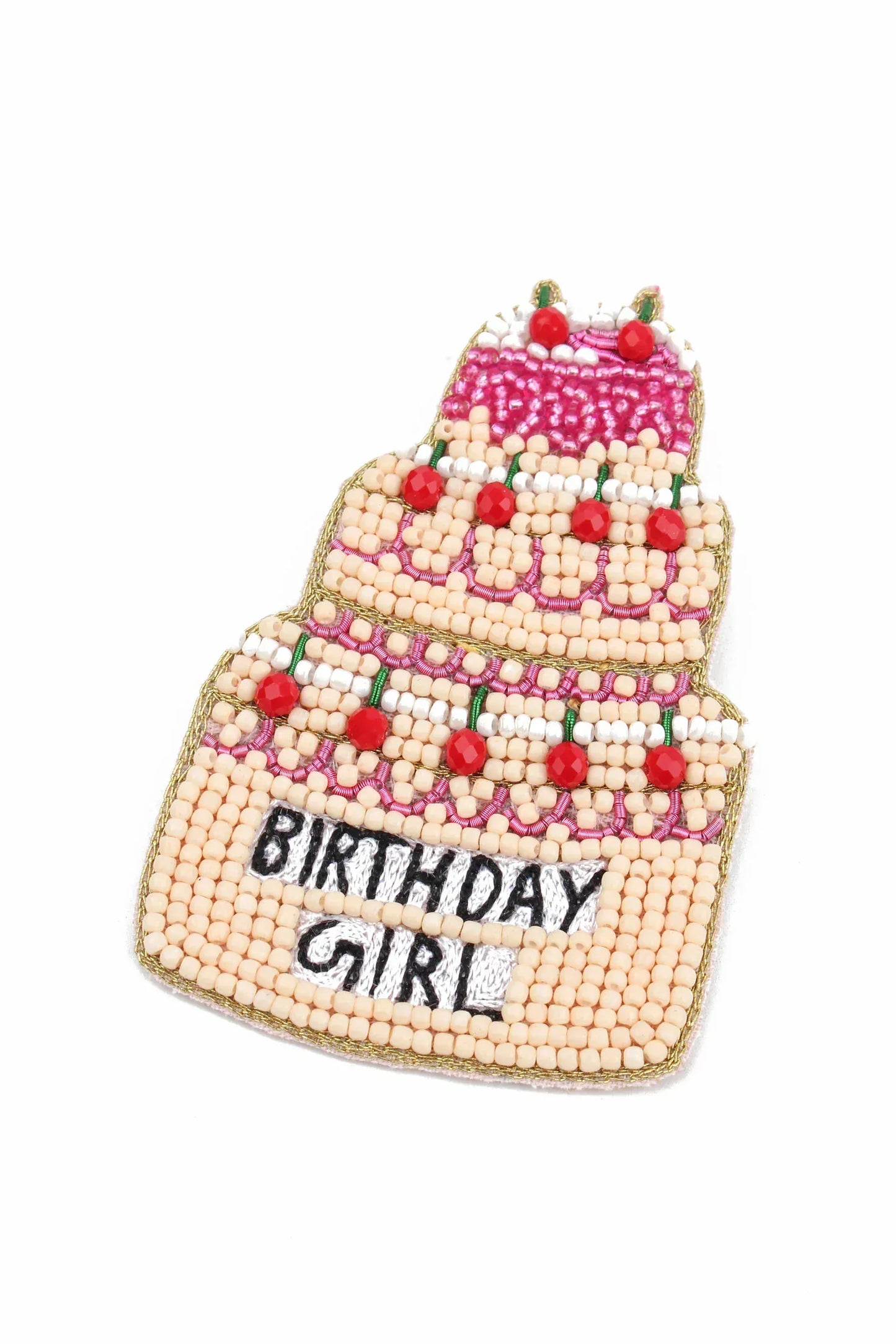 My Doris Brooch Birthday Girl Cake Brooch
