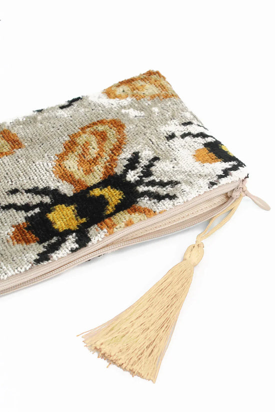 My Doris Earrings CREAM YELLOW BEE SMALL POUCH / SUNGLASSES CASE