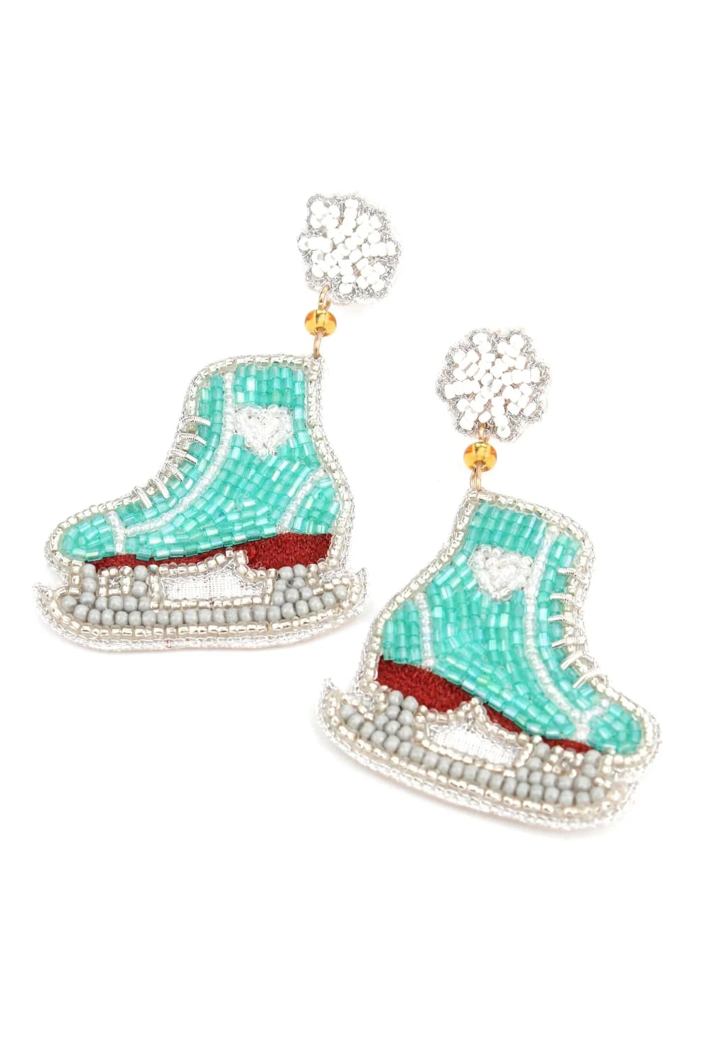 My Doris Earrings Ice Skate Boot Earrings