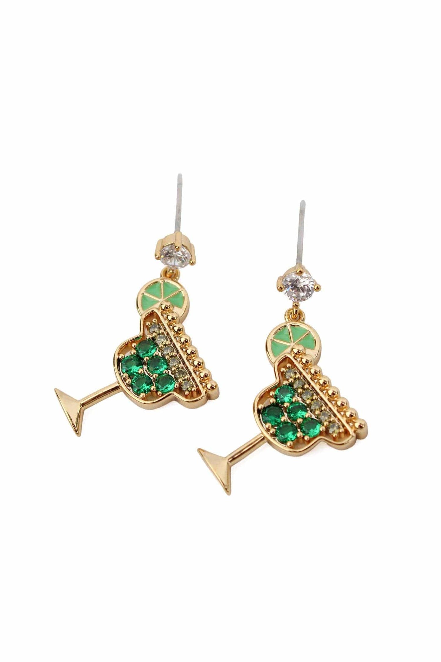 My Doris Earrings MOJITO SPARKLE DROP EARRINGS