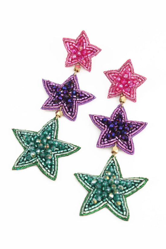 My Doris Earrings Rainbow Star Earrings