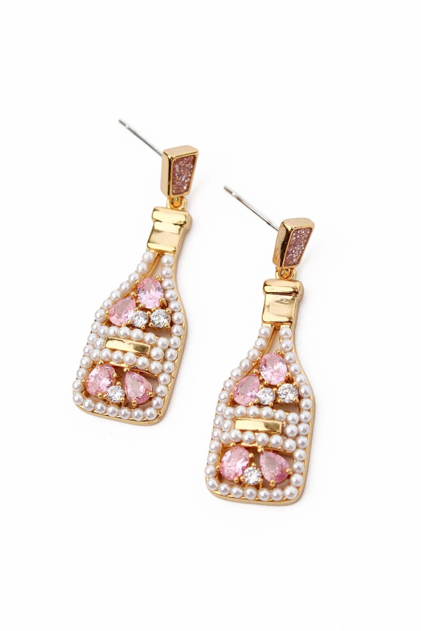 My Doris Earrings ROSE BOTTLE SPARKLE EARRINGS