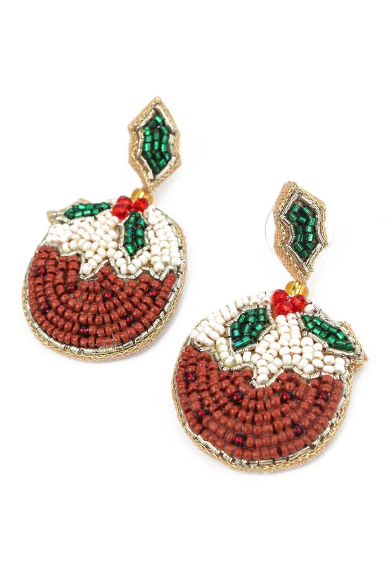 My Doris Earrings XMAS PUDDING EARRINGS