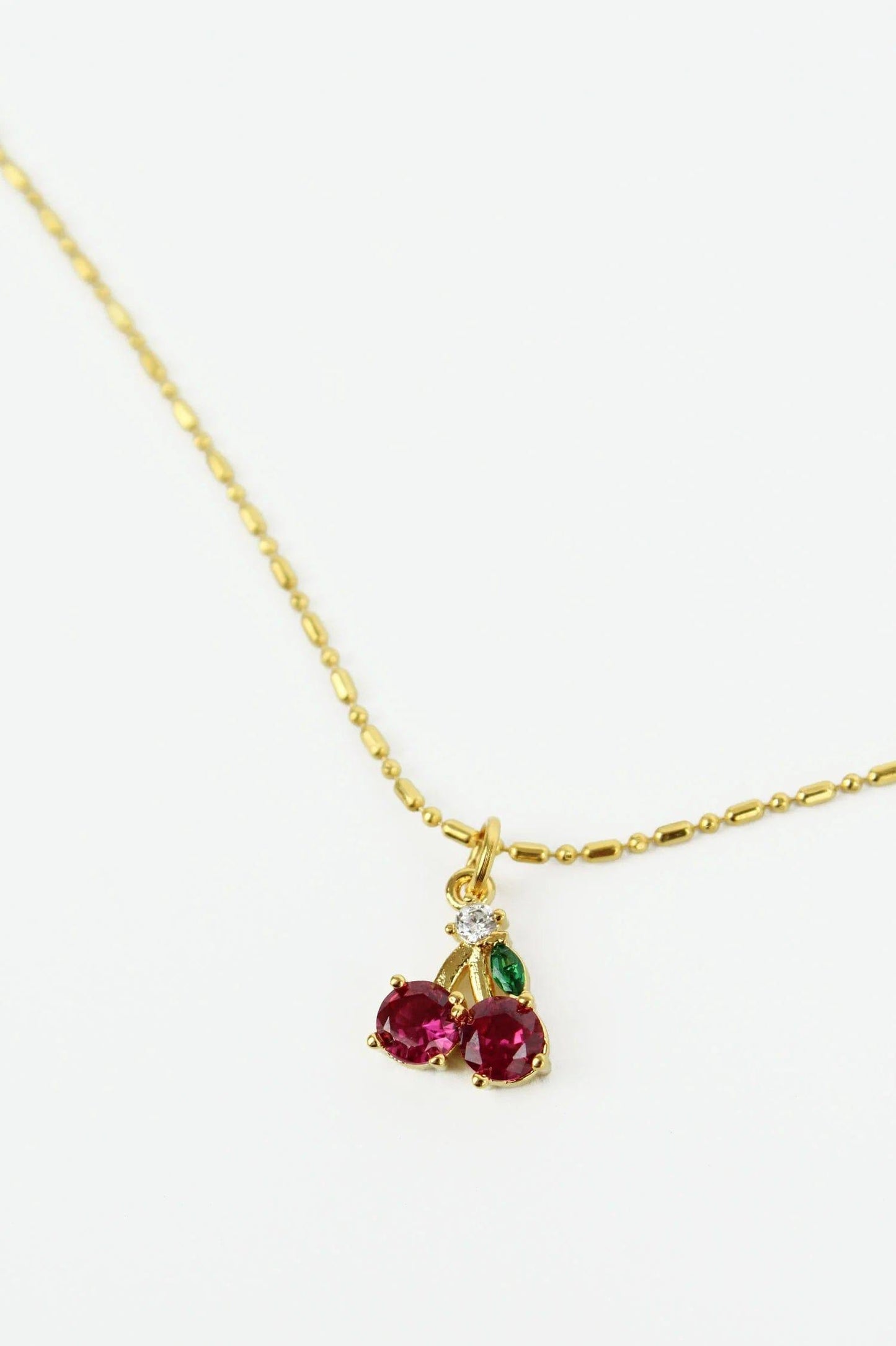 My Doris Necklaces Cherry Gemstone Necklace
