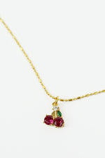 Cherry Gemstone Necklace