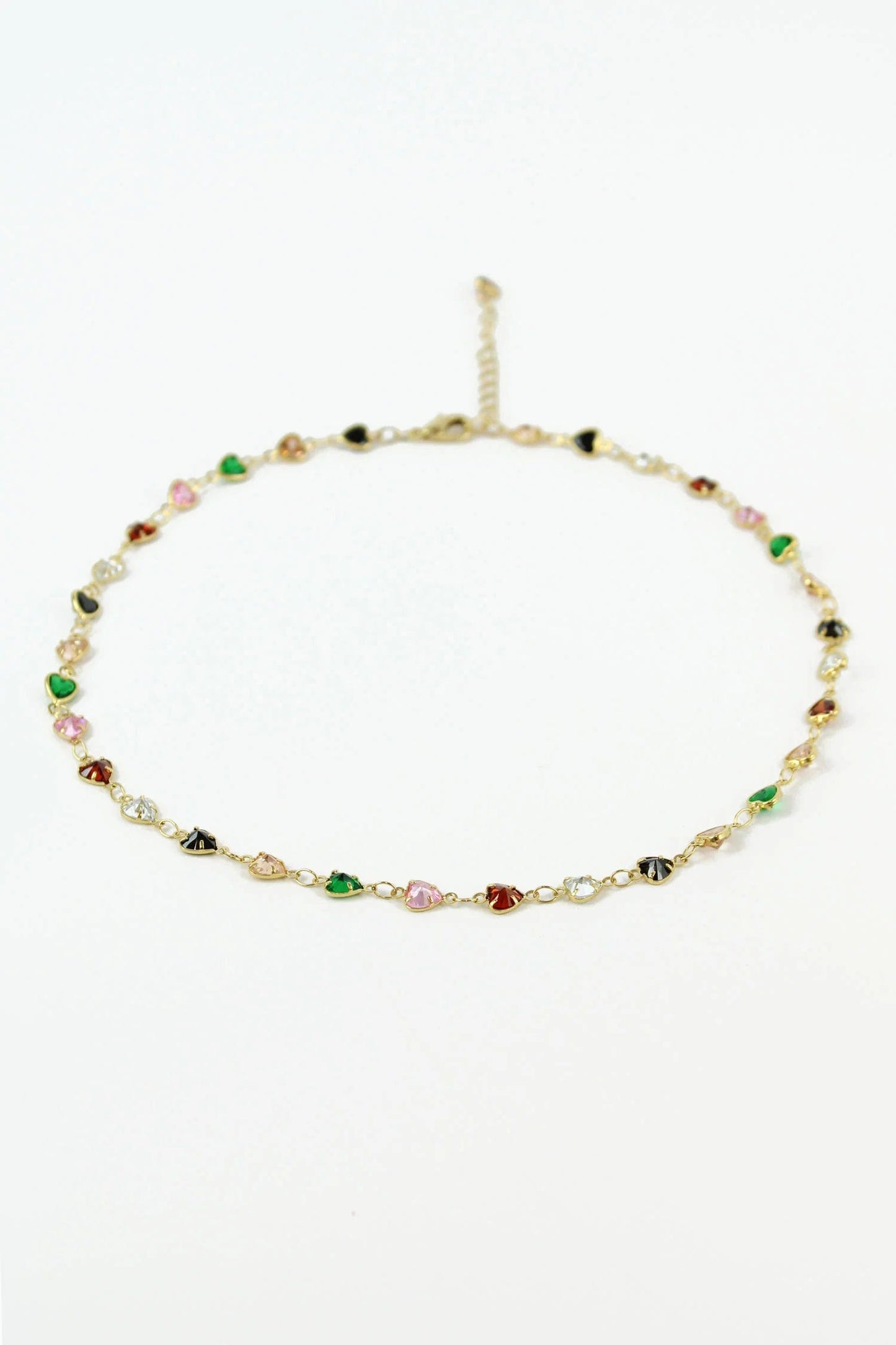 My Doris Necklaces Rainbow Heart Necklace