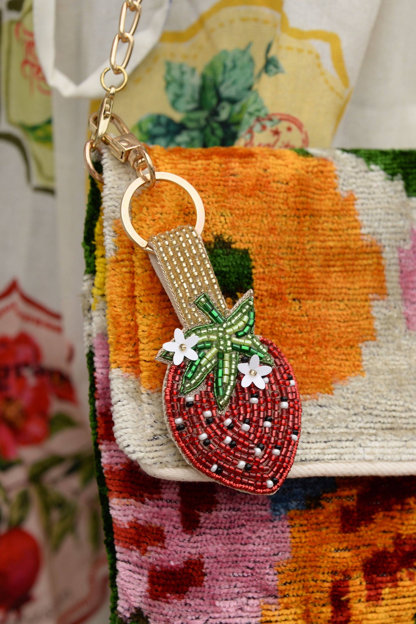 My Doris STRAWBERRY KEYRING/BAG CHARM