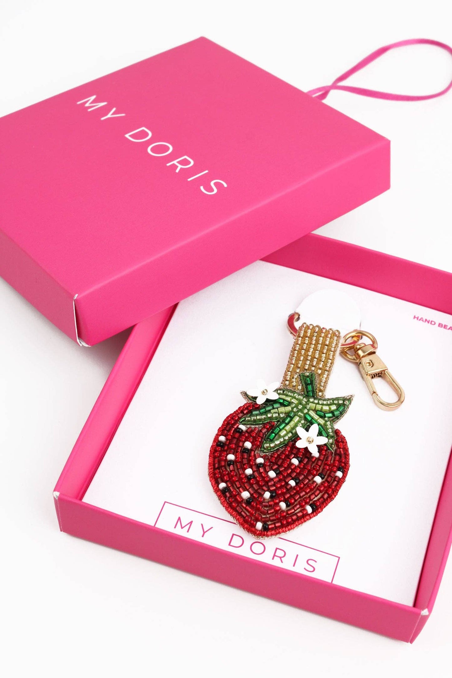My Doris STRAWBERRY KEYRING/BAG CHARM