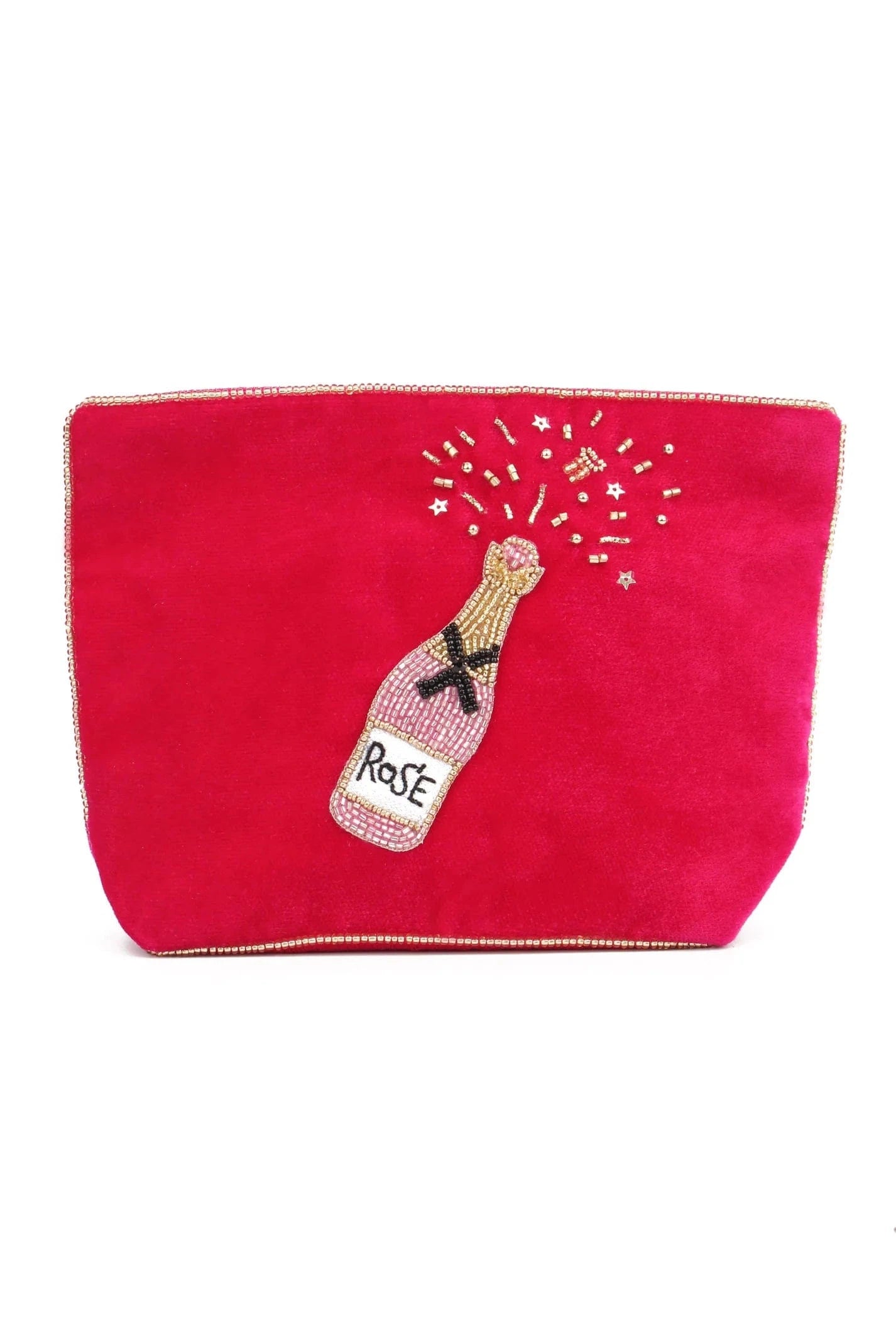 My Doris Toiletry & Cosmetic Bags Medium Pink Rose Pouch