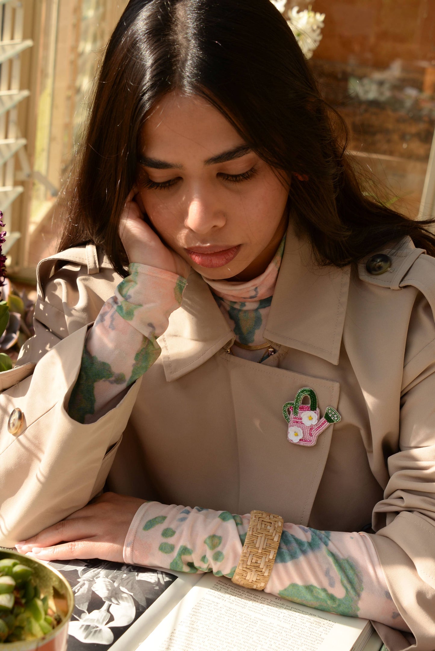 My Doris WATERING CAN BROOCH