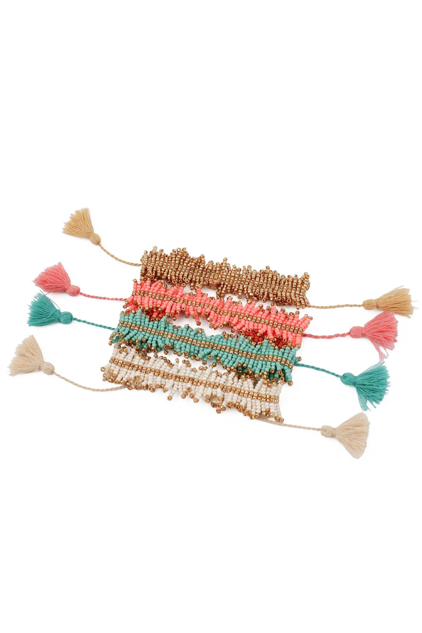 My Doris WIGGLY BEADED BRACELETS - SET OF 4