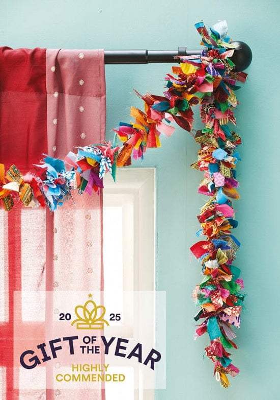 Namaste Room Decor Recycled Sari Eco Tinsel/Garland - Multi