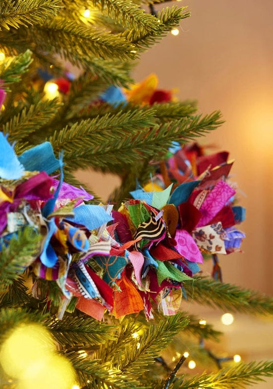 Namaste Room Decor Recycled Sari Eco Tinsel/Garland - Multi