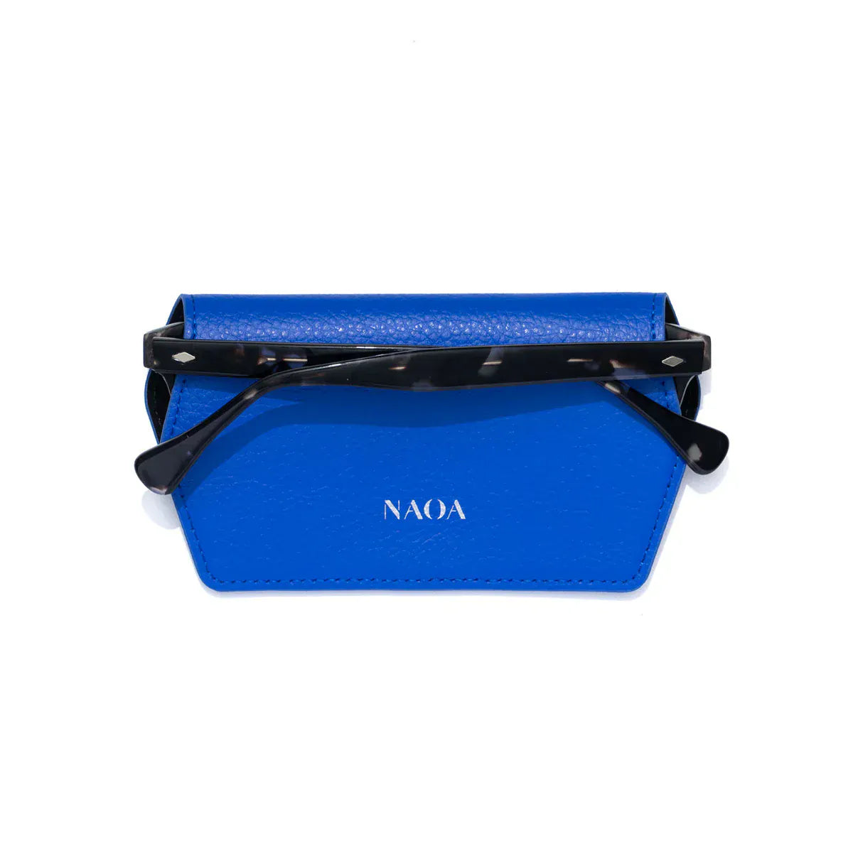 NAOA Eyewear Accessories Blue Slim Glasses Case - Plain Colours