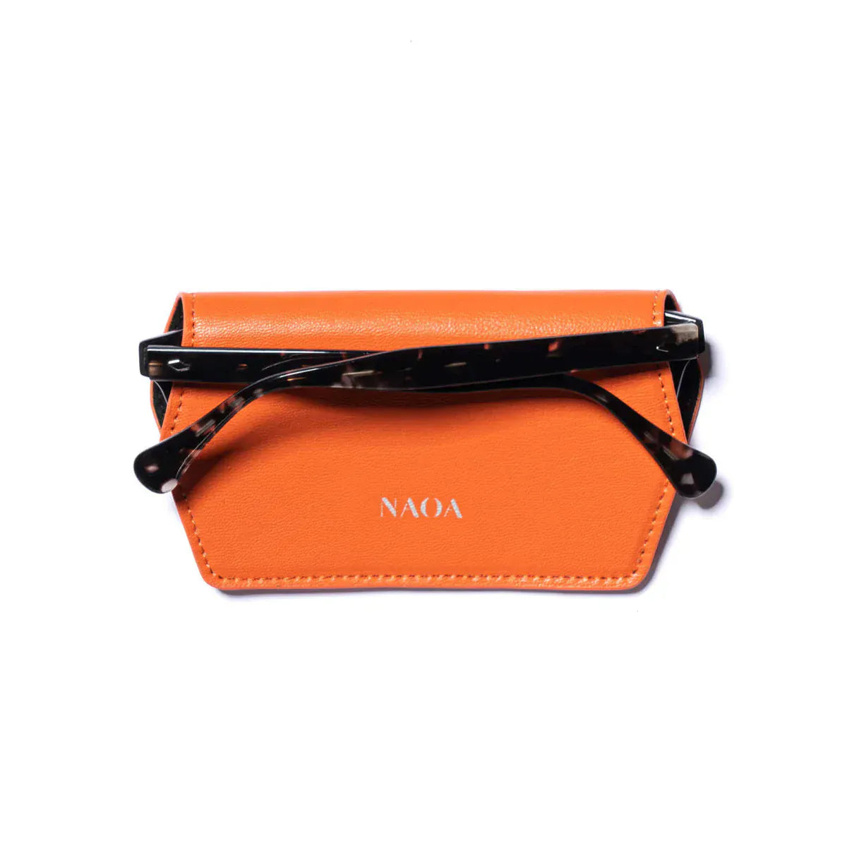 NAOA Eyewear Accessories Orange Slim Glasses Case - Plain Colours