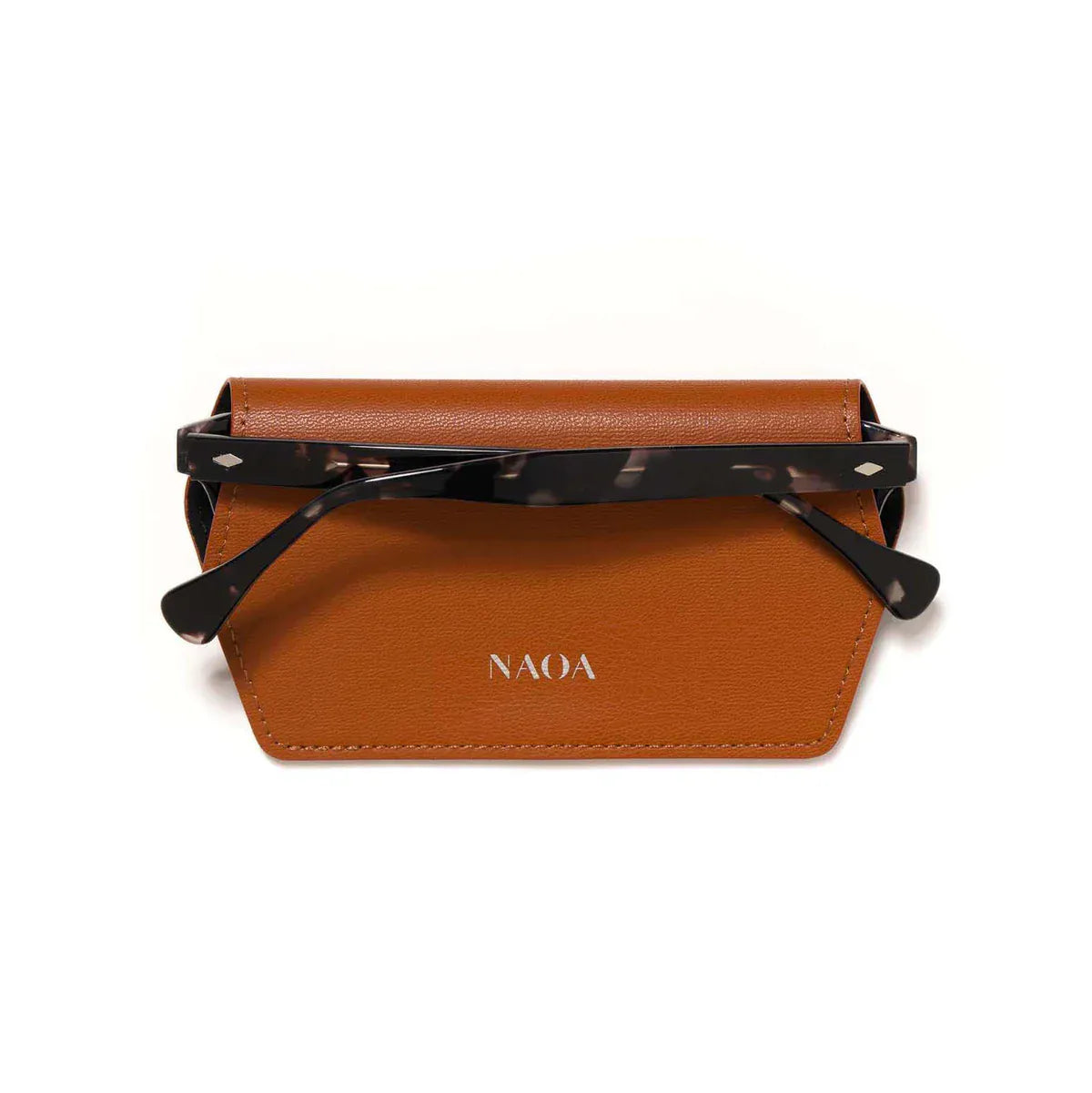 NAOA Eyewear Accessories Tan Slim Glasses Case - Plain Colours