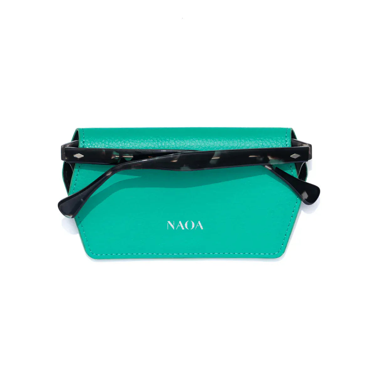 NAOA Eyewear Accessories Turquoise Slim Glasses Case - Plain Colours