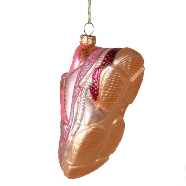 NELLIE & DOVE Christmas Pretty in Pink Trainer Bauble