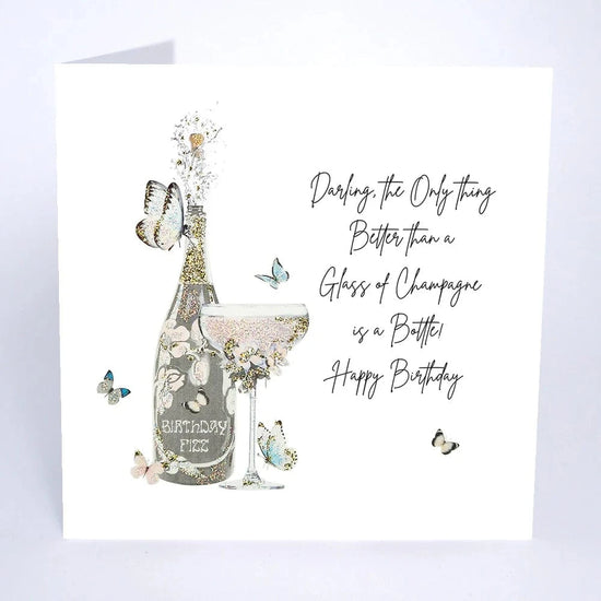NELLIE&DOVE Greetings Cards Better Than Champagne Card