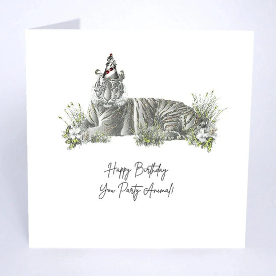 NELLIE&DOVE Greetings Cards Happy Birthday You Party Animal! Greetings Card