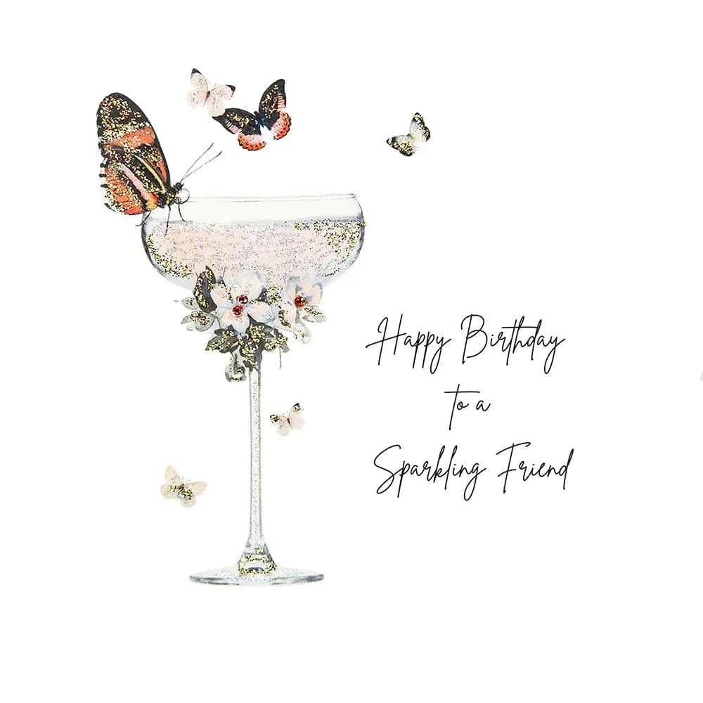 NELLIE&DOVE Greetings Cards Sparkling Friend Greetings Card