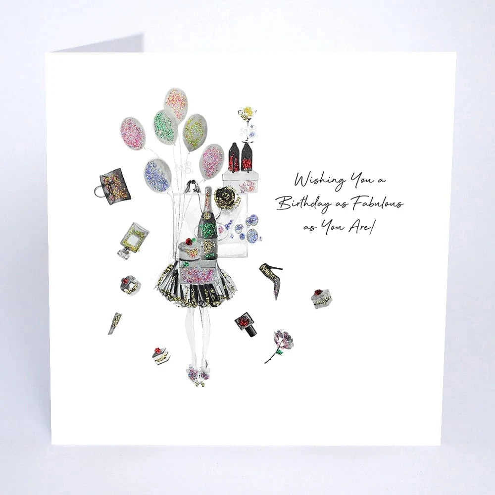NELLIE&DOVE Greetings Cards Wishing You A Birthday As Fabulous As You Are! Greetings Card