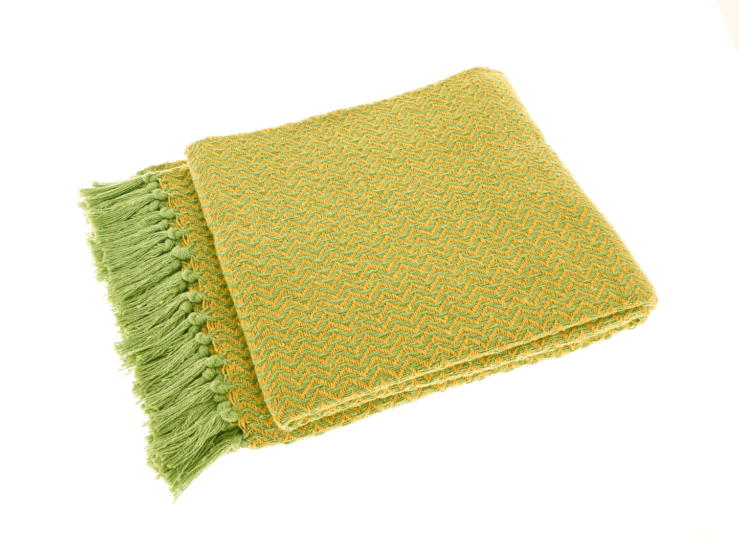 NELLIE & DOVE Home Lemon Lime Luxe Blanket