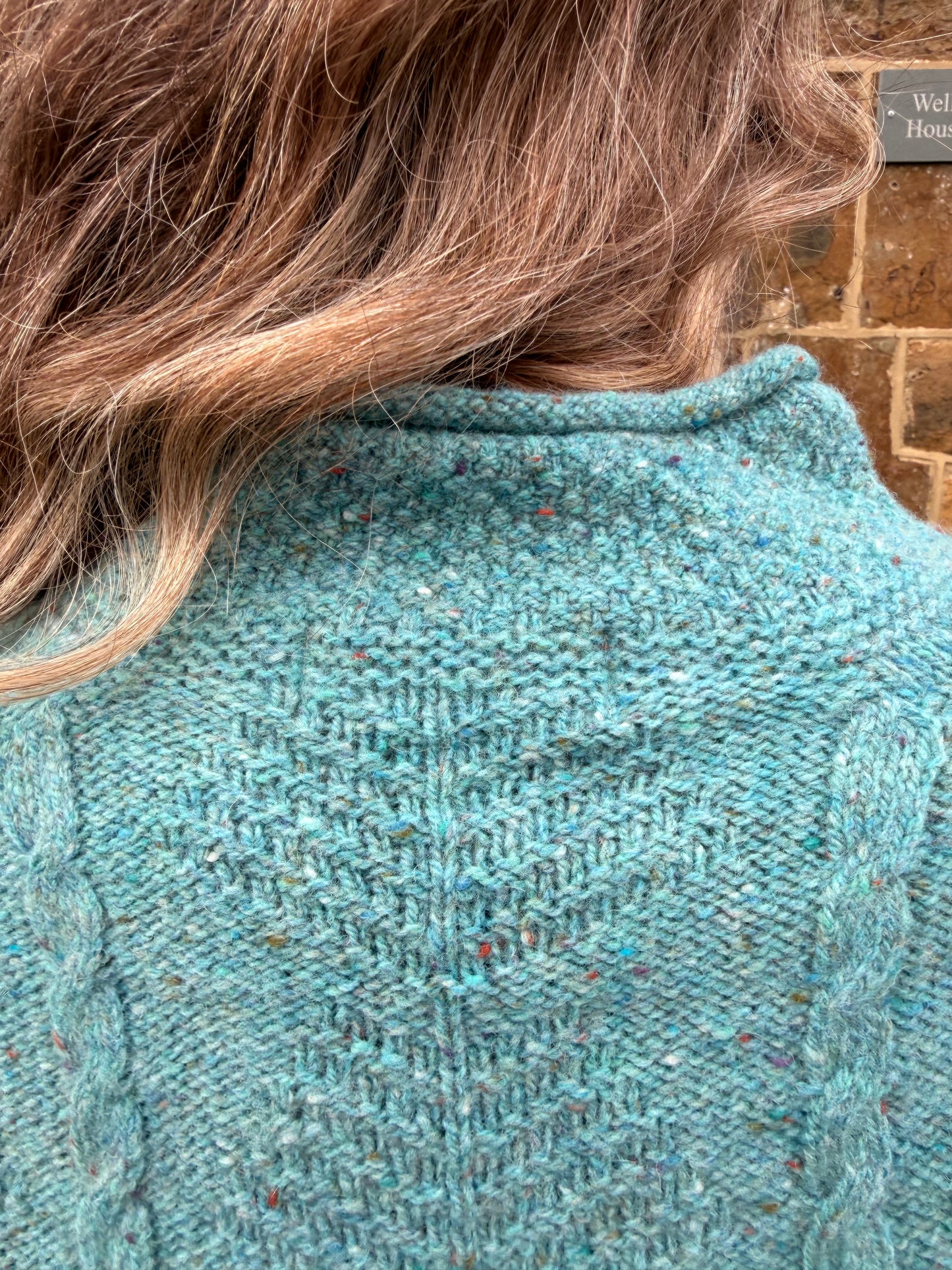 NELLIE & DOVE Jumpers Cable Patchwork Jumper