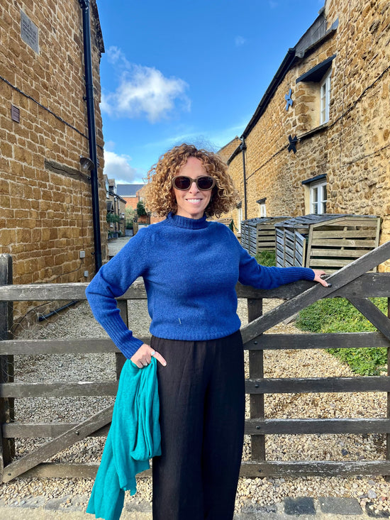 NELLIE&DOVE Jumpers Glenfinnan Ribbed Roll Neck Jumper in Noss