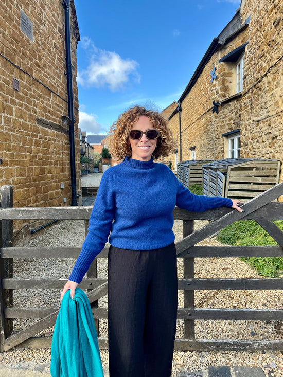 NELLIE&DOVE Jumpers Glenfinnan Ribbed Roll Neck Jumper in Noss