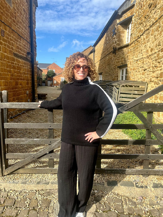 NELLIE & DOVE Knitwear The Eclipse Stripe Knit