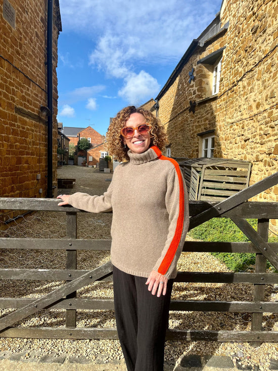 NELLIE & DOVE Knitwear The Ember Stripe Knit