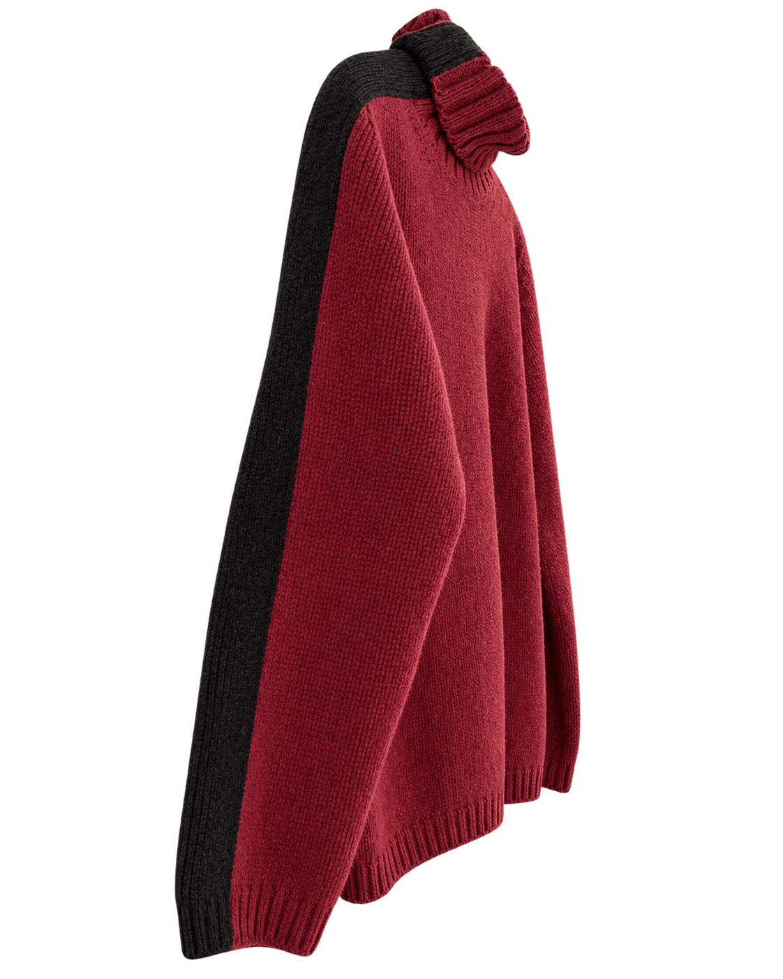 NELLIE & DOVE Knitwear The Florence Side Stripe Knit in Cinder & Porcupine