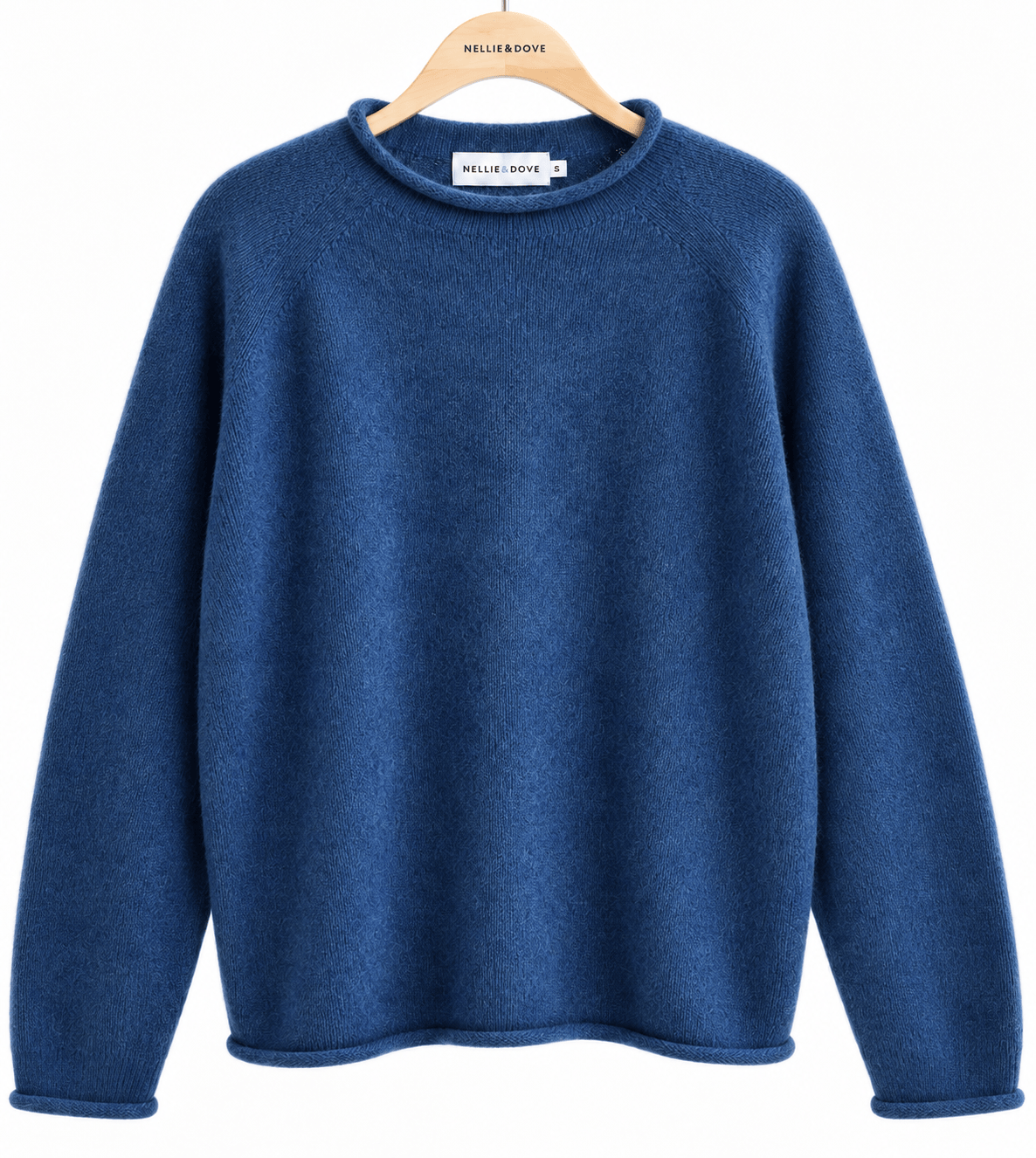 NELLIE & DOVE Knitwear The Spencer Knit in Denim Blue