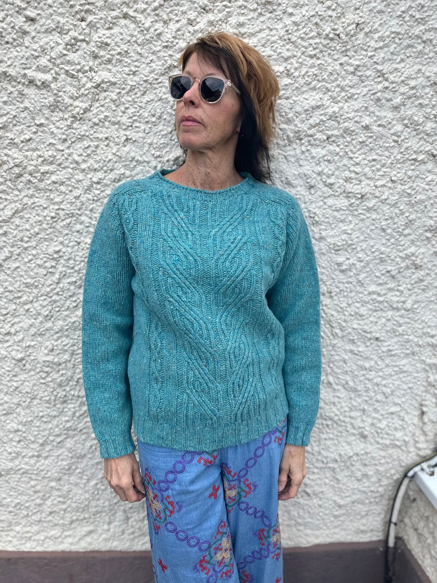 NELLIE & DOVE Knitwear Uist Twisted Cable Jumper