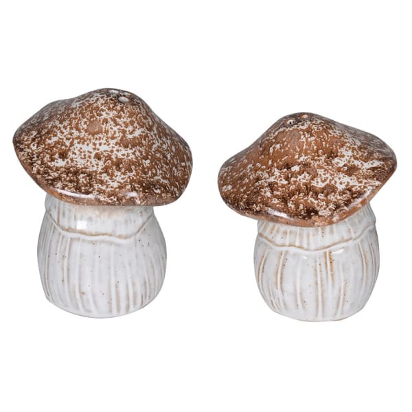 NELLIE & DOVE Mushroom Salt and Pepper Pots