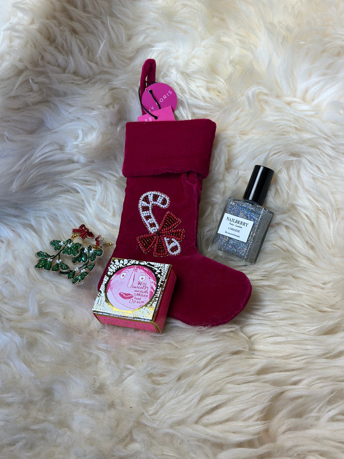 NELLIE&DOVE Pre-Filled Beaded Stocking – £45