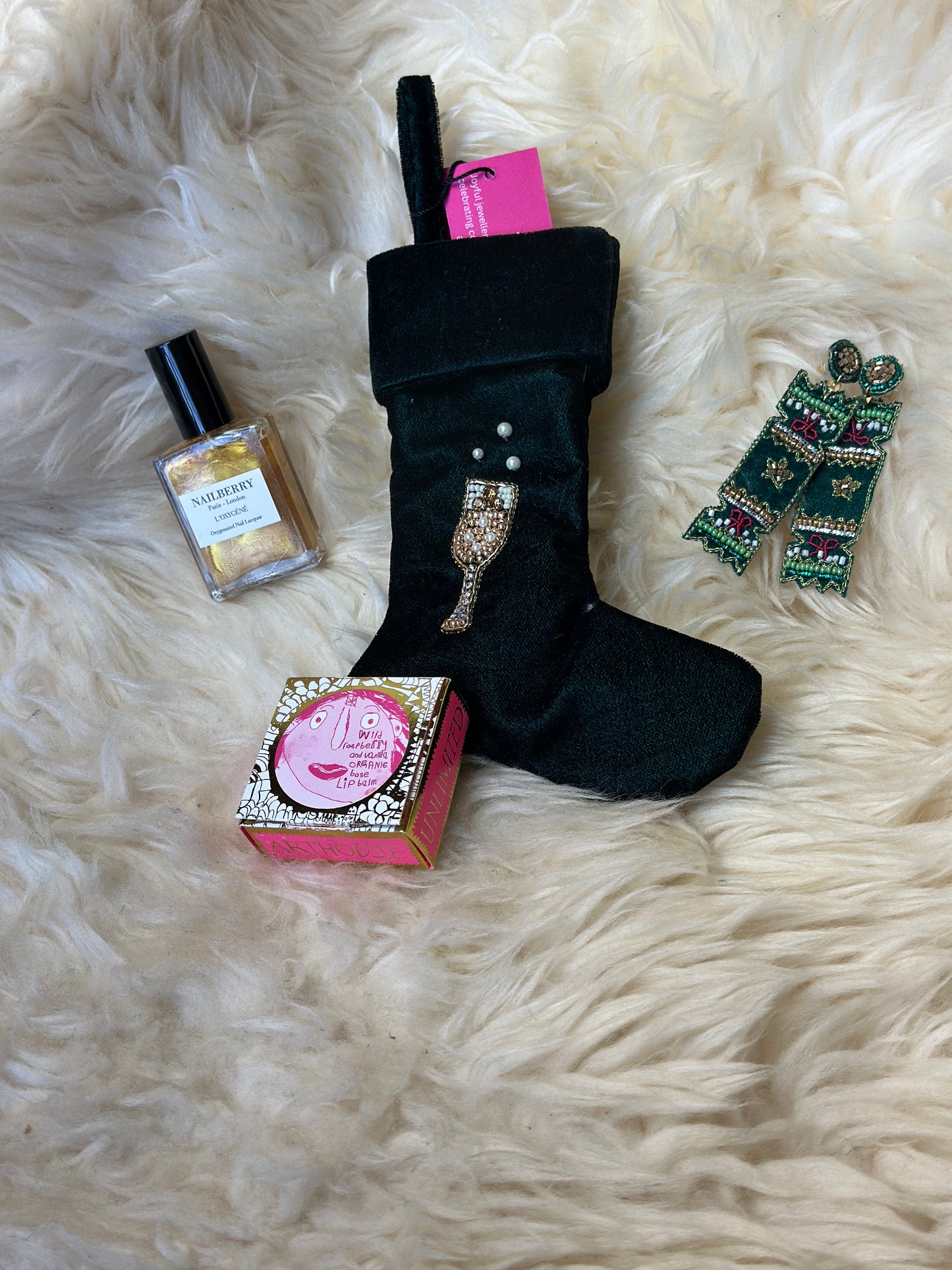 NELLIE&DOVE Pre-Filled Beaded Stocking – £45