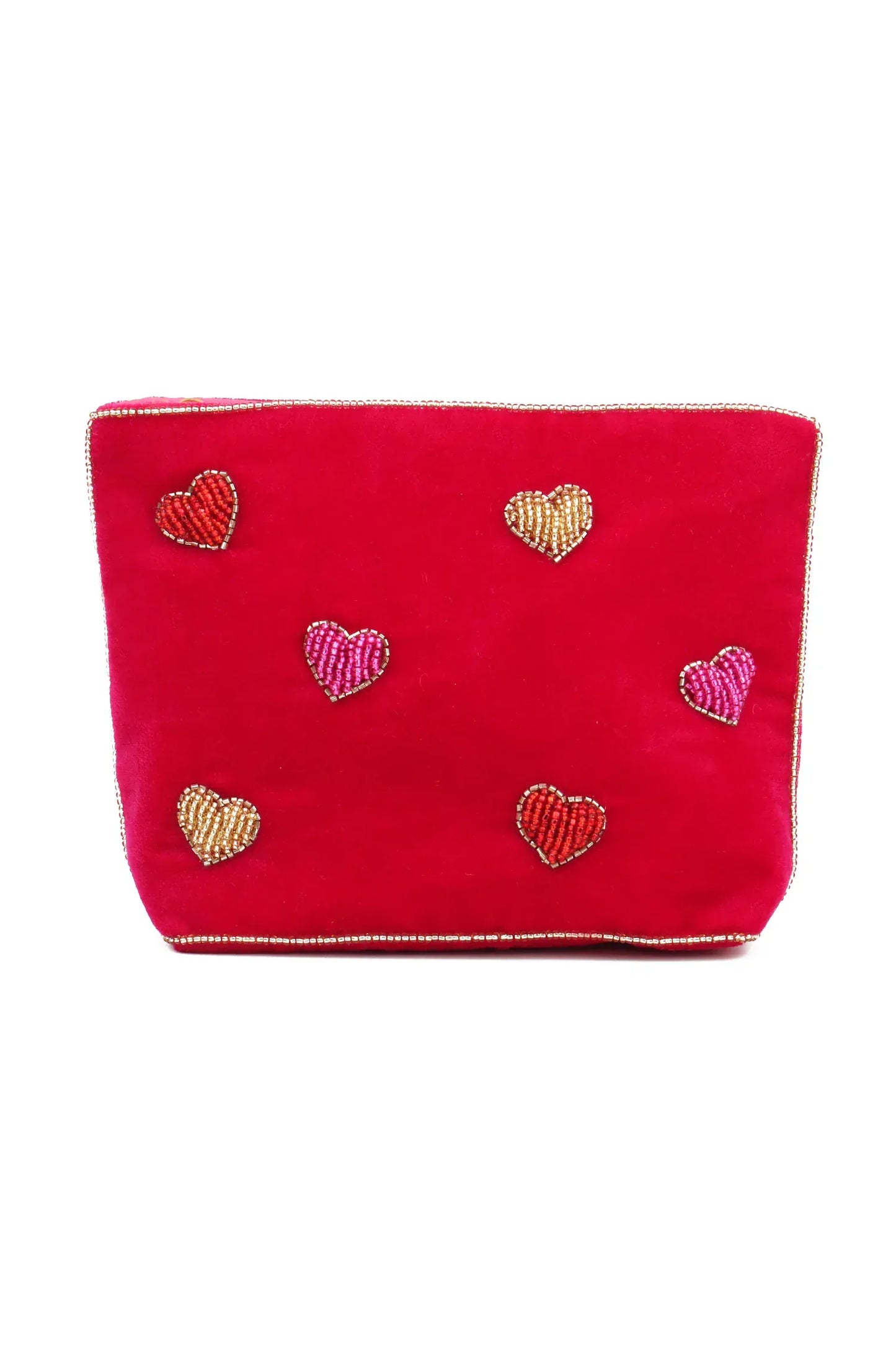 NELLIE&DOVE Toiletry & Cosmetic Bags Multi Heart Medium Pouch
