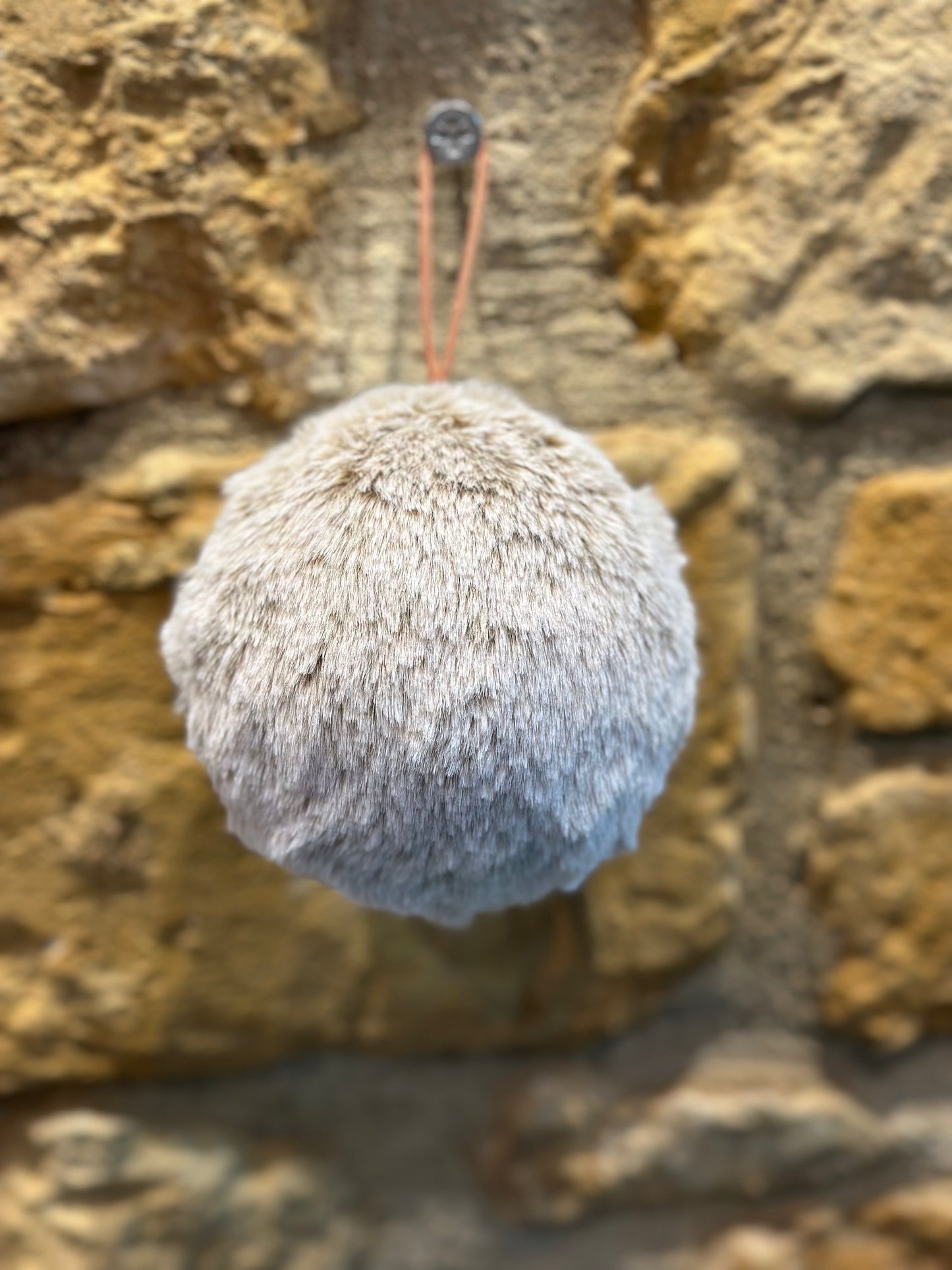 NELLIE&DOVE Truffle Faux Fur Bauble