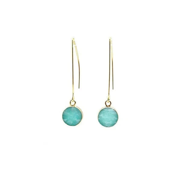 Nellie's Nuggets Earrings Aurora Jade Earrings