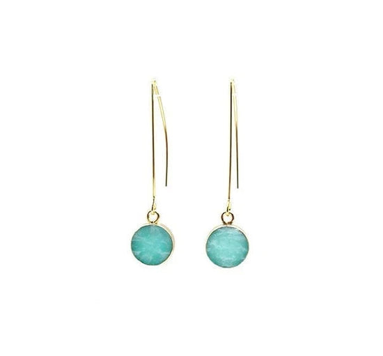 Nellie's Nuggets Earrings Aurora Jade Earrings